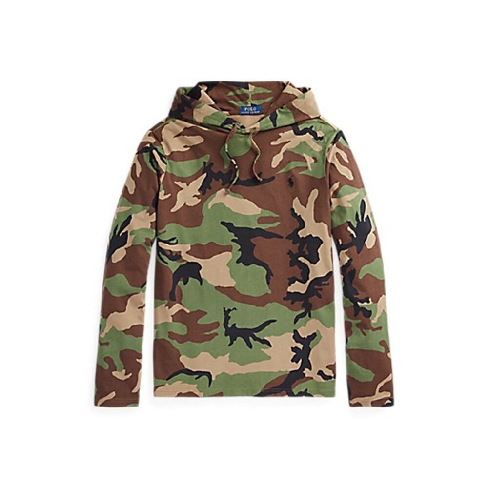 Polo Ralph Lauren Camp Long Sleeve Hooded Shirt NWT Medium